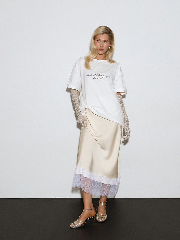 Футболка SPARK LIKE CHAMPAGNE WHITE