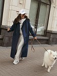 Пальто-пиджак DIVA ROYAL BLUE из итальянской шерсти  