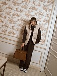 Пуховый жилет JE T'AIME MILK из бархатистой мембраны 