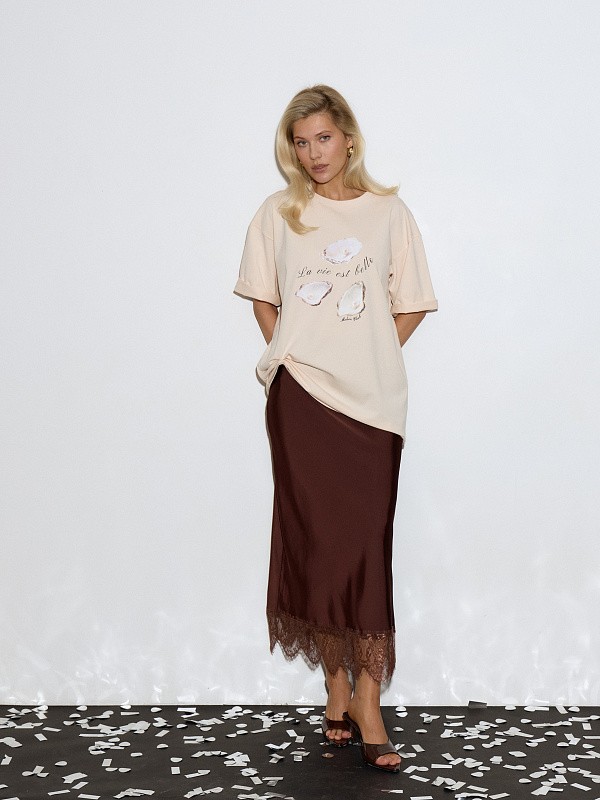 Футболка Устрицы СHAMPAGNE