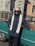 Удлиненный пуховик JE T'AIME ROYAL BLUE 