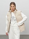 Пуховый жилет JE T'AIME MILK из бархатистой мембраны 