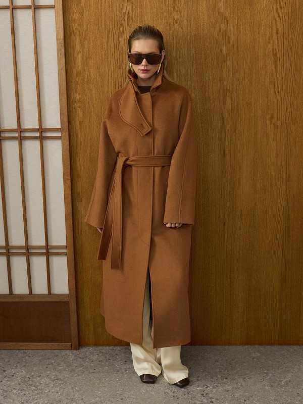 Пальто VITA CARAMEL из итальянской шерсти