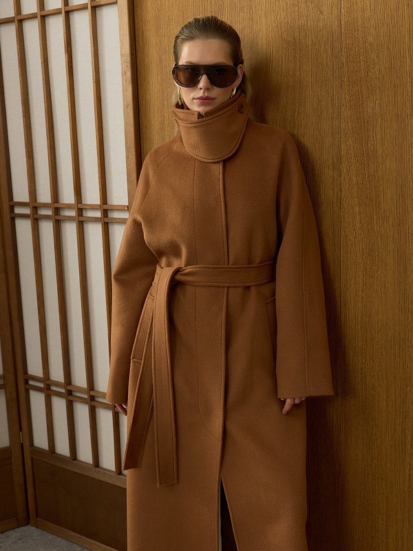 Пальто VITA CARAMEL из итальянской шерсти