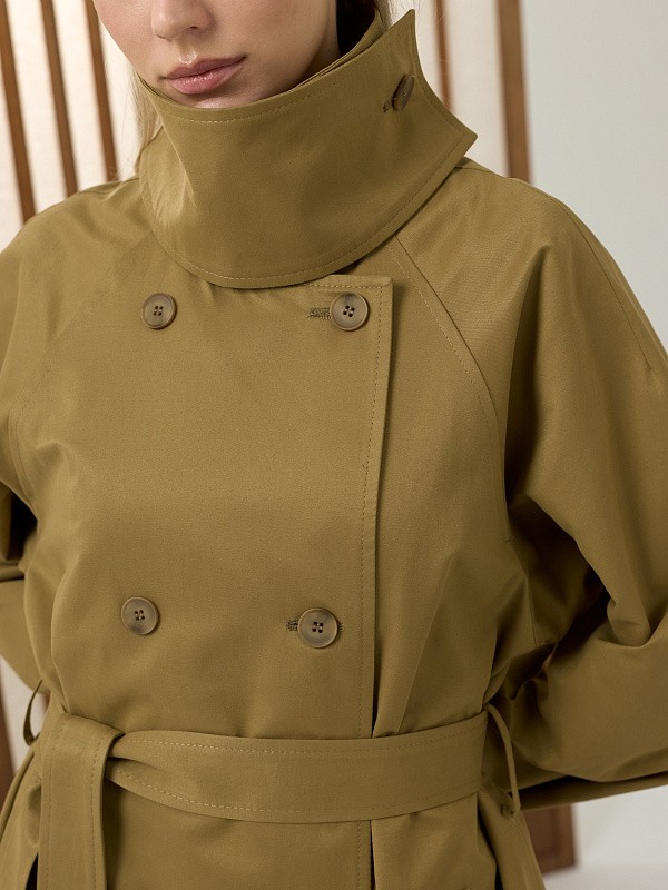 Тренч FLOW OLIVE