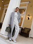 Пальто POSH MAXI GREY MELANGE из итальянской шерсти