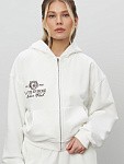 Костюм LA VIE EN ROSE MILK зип худи + прямые брюки
