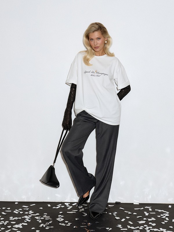 Брюки WOOL BLEND GRAFIT