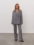 Жакет двубортный WOOL BLEND GREY